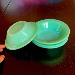 Fire King Jadeite dessert bowls (set of 4)